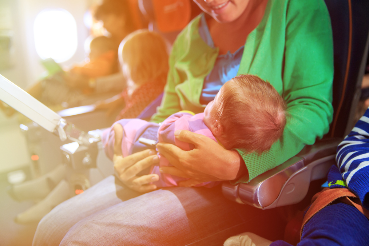 podróż samolotem z niemowlakiem